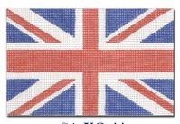 click here to view larger image of English Flag Ornament (hand painted canvases)