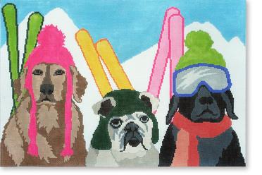 click here to view larger image of Ski Patrol (hand painted canvases)