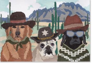 click here to view larger image of Border Patrol (hand painted canvases)