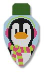 click here to view larger image of Penguin Lightbulb (hand painted canvases)