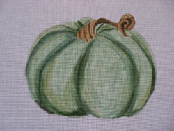 click here to view larger image of Green Pumpkin (hand painted canvases)