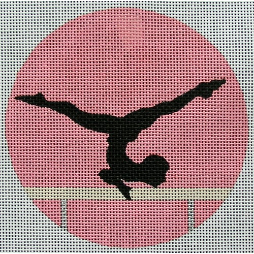 click here to view larger image of Gymnast Female Ornament (hand painted canvases)