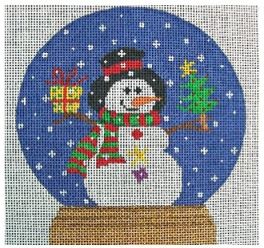 click here to view larger image of Snowman Globe (hand painted canvases)