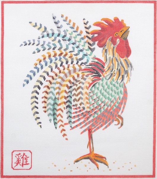 click here to view larger image of Year Of The Rooster (hand painted canvases 2)