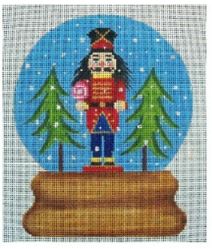 click here to view larger image of Nutcracker Snow Globe (hand painted canvases)
