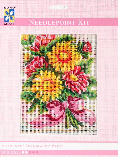 click here to view larger image of Daisy Bouquet Needlepoint Kit (needlepoint kits)