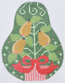 click here to view larger image of Partridge Tree Pear (hand painted canvases)