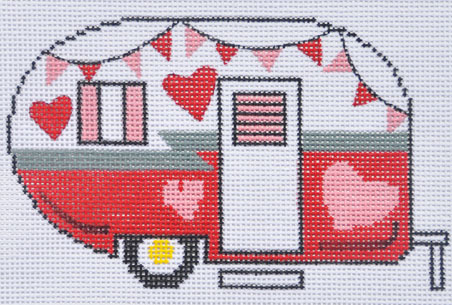click here to view larger image of Valentine Camper Van (hand painted canvases)