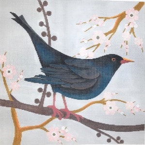 click here to view larger image of One Black Bird (hand painted canvases)