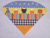 click here to view larger image of Halloween Sampler Cone (hand painted canvases)