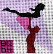 click here to view larger image of Dirty Dancing - Movie Coaster (hand painted canvases)