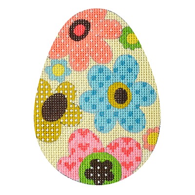 click here to view larger image of Eggceptionally Floral (hand painted canvases)
