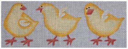 click here to view larger image of Easter Chicks - 18M (hand painted canvases)