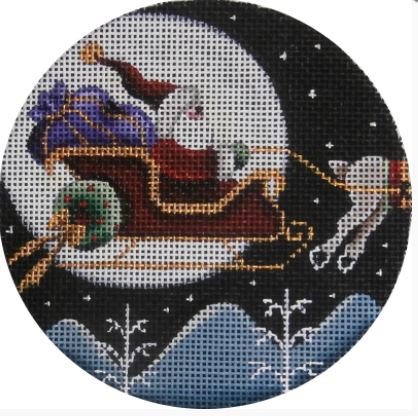 click here to view larger image of Moon Lite Sky Ornament (hand painted canvases)