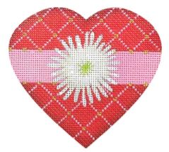 click here to view larger image of Trellis Heart (hand painted canvases)