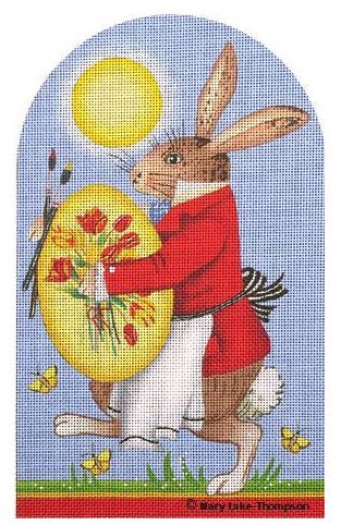 click here to view larger image of Easter Bunny (hand painted canvases)