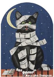 click here to view larger image of Mummy Cat (hand painted canvases)