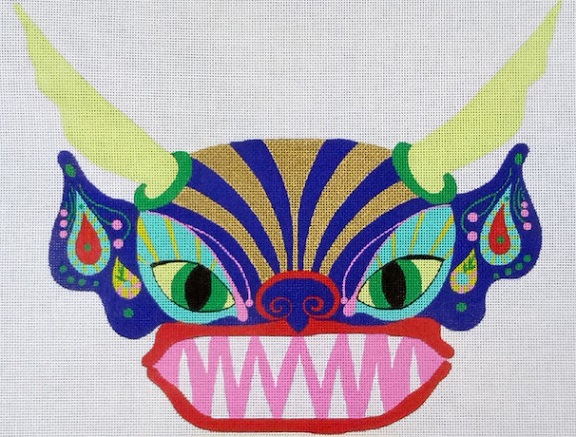 click here to view larger image of Smile Mask (hand painted canvases)