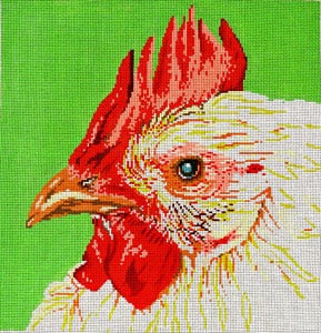 click here to view larger image of Chicken (hand painted canvases)