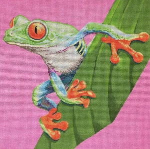 click here to view larger image of Tree Frog (hand painted canvases)