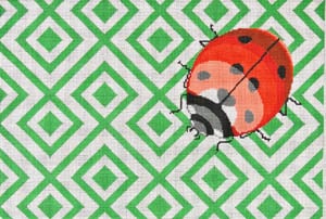 click here to view larger image of Fly Away Home (Ladybug) (hand painted canvases)