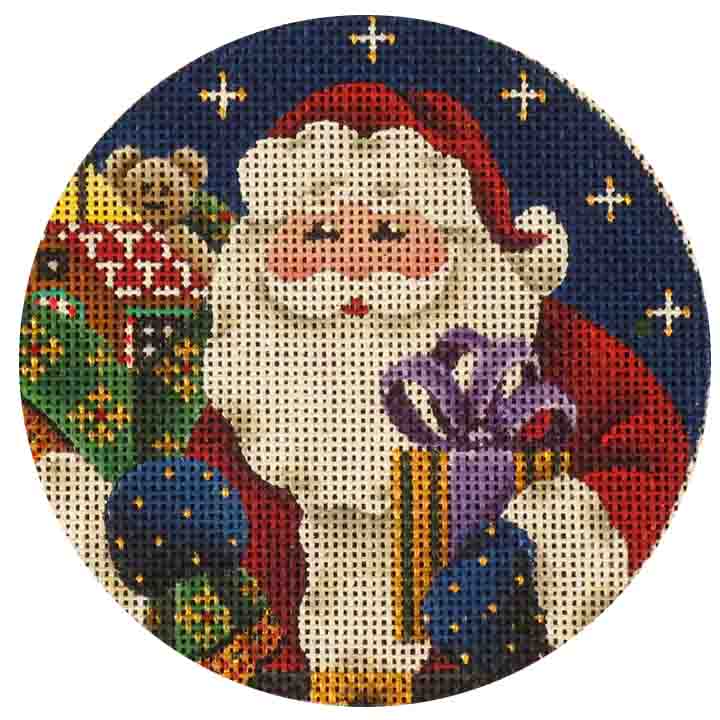 click here to view larger image of Traditional Santa (hand painted canvases)
