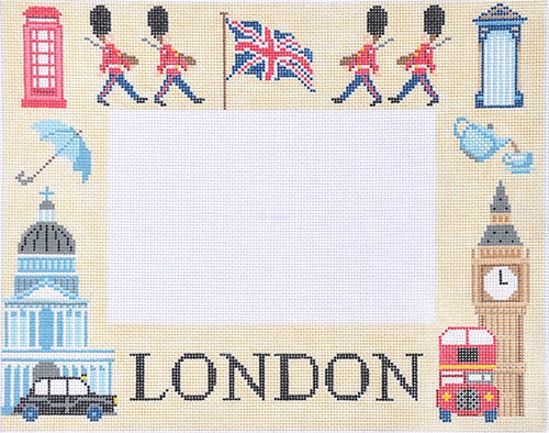 click here to view larger image of London Picture Frame (hand painted canvases)