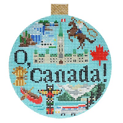 click here to view larger image of Travel Round - Canada (hand painted canvases)