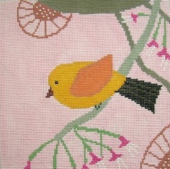 click here to view larger image of Canary (hand painted canvases)