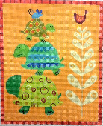 click here to view larger image of Turtle Tower (hand painted canvases)