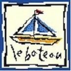 click here to view larger image of French Lesson Boat (hand painted canvases)