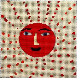 click here to view larger image of Dot Sun (hand painted canvases)
