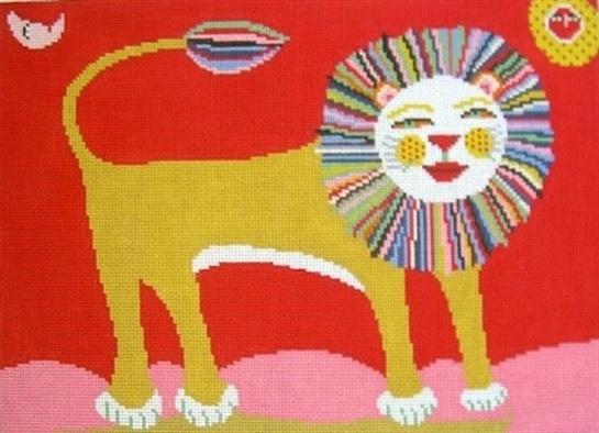 click here to view larger image of Savannah Lion (hand painted canvases)