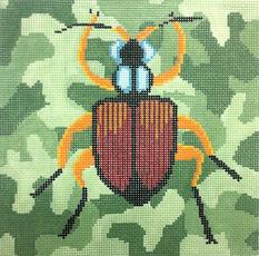 click here to view larger image of Scarab Beetle (hand painted canvases)