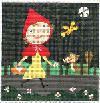 click here to view larger image of Little Red Riding Hood (hand painted canvases)