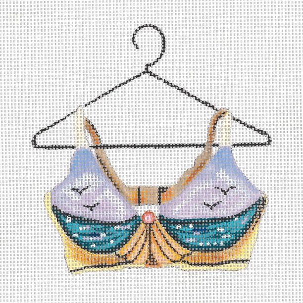 click here to view larger image of Sea Cup Bra (hand painted canvases)