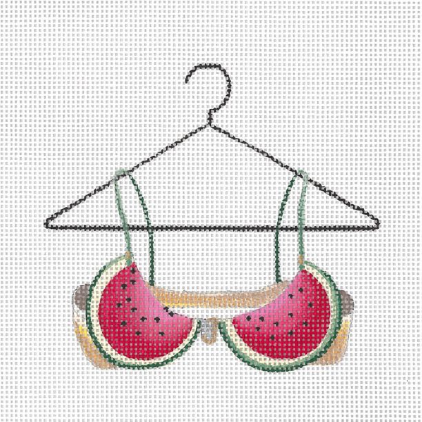 click here to view larger image of Watermelons Bra (hand painted canvases)