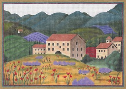 click here to view larger image of Tuscan Spring (hand painted canvases)