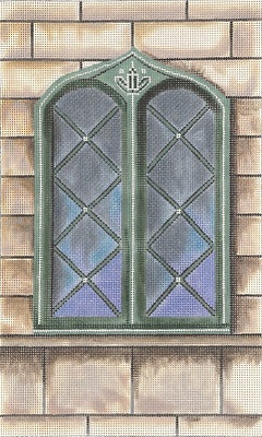 click here to view larger image of Mansion Window (hand painted canvases)