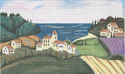 click here to view larger image of Tuscan Cove - 18 Count (hand painted canvases)