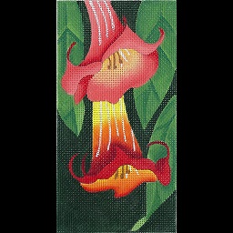 click here to view larger image of Angel's Trumpet Flower (hand painted canvases)