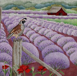 click here to view larger image of Lavender Fields (hand painted canvases)