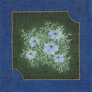 click here to view larger image of Love-In-A-Mist (hand painted canvases)