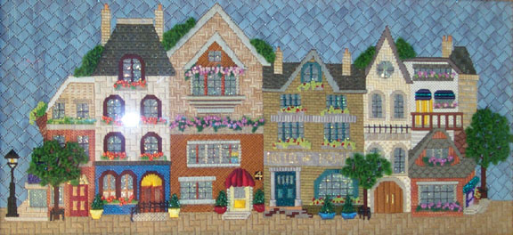 click here to view larger image of Rue de Paris (hand painted canvases)