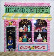 click here to view larger image of La Grand Confiserie (hand painted canvases)