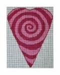 click here to view larger image of Hypnotic Heart (hand painted canvases)