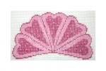 click here to view larger image of Pink Heart Fan (hand painted canvases)