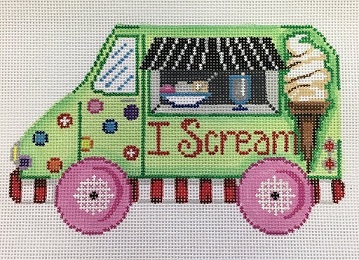 click here to view larger image of Food Trucks - I Scream (hand painted canvases)