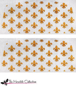 click here to view larger image of Fleur de lis (hand painted canvases)
