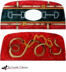 click here to view larger image of Lead Line and Bits (hand painted canvases)